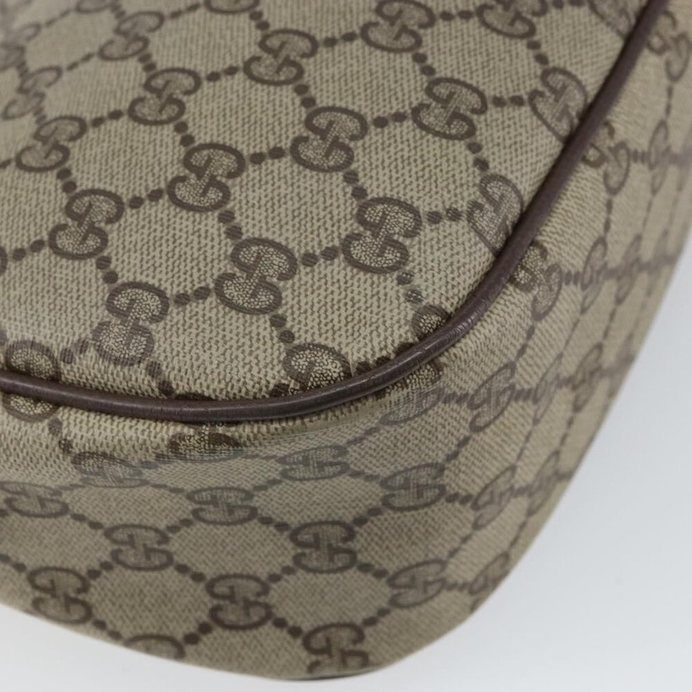 Authentic GUCCI GG Supreme Web Sherry Line Bag PVC Beige Gold 89 02 032 - Picture 5 of 16